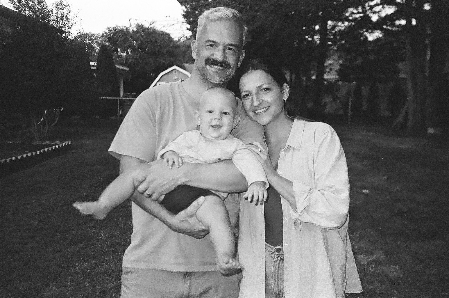 Jeff Stark with his family